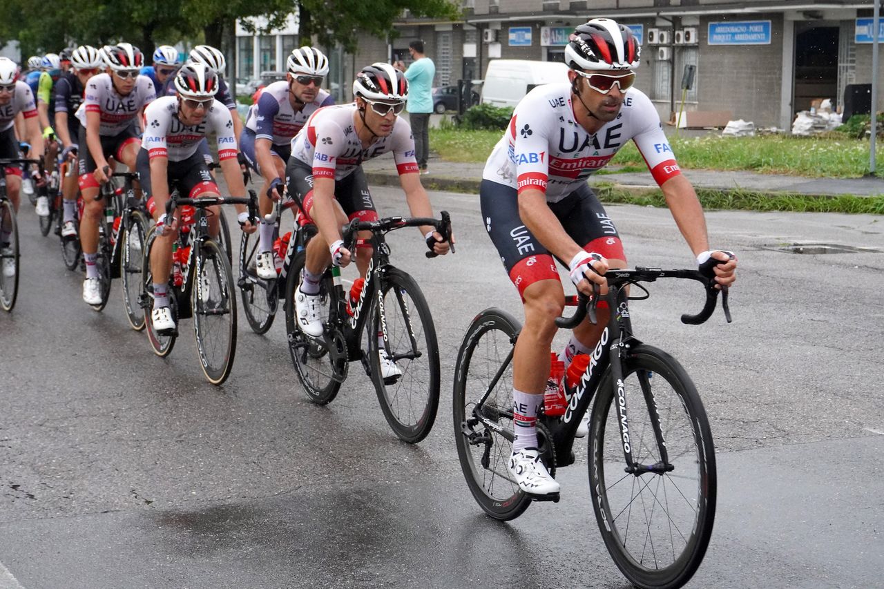 Grande Trittico Lombardo 2020 03082020 Legnano Varese 1997 km Marco Marcato ITA UAE Team Emirates Valerio Conti ITA UAE Team Emirates Jan Polanc SLO UAE Team Emirates photo Flavia BelingheriBettiniPhoto2020