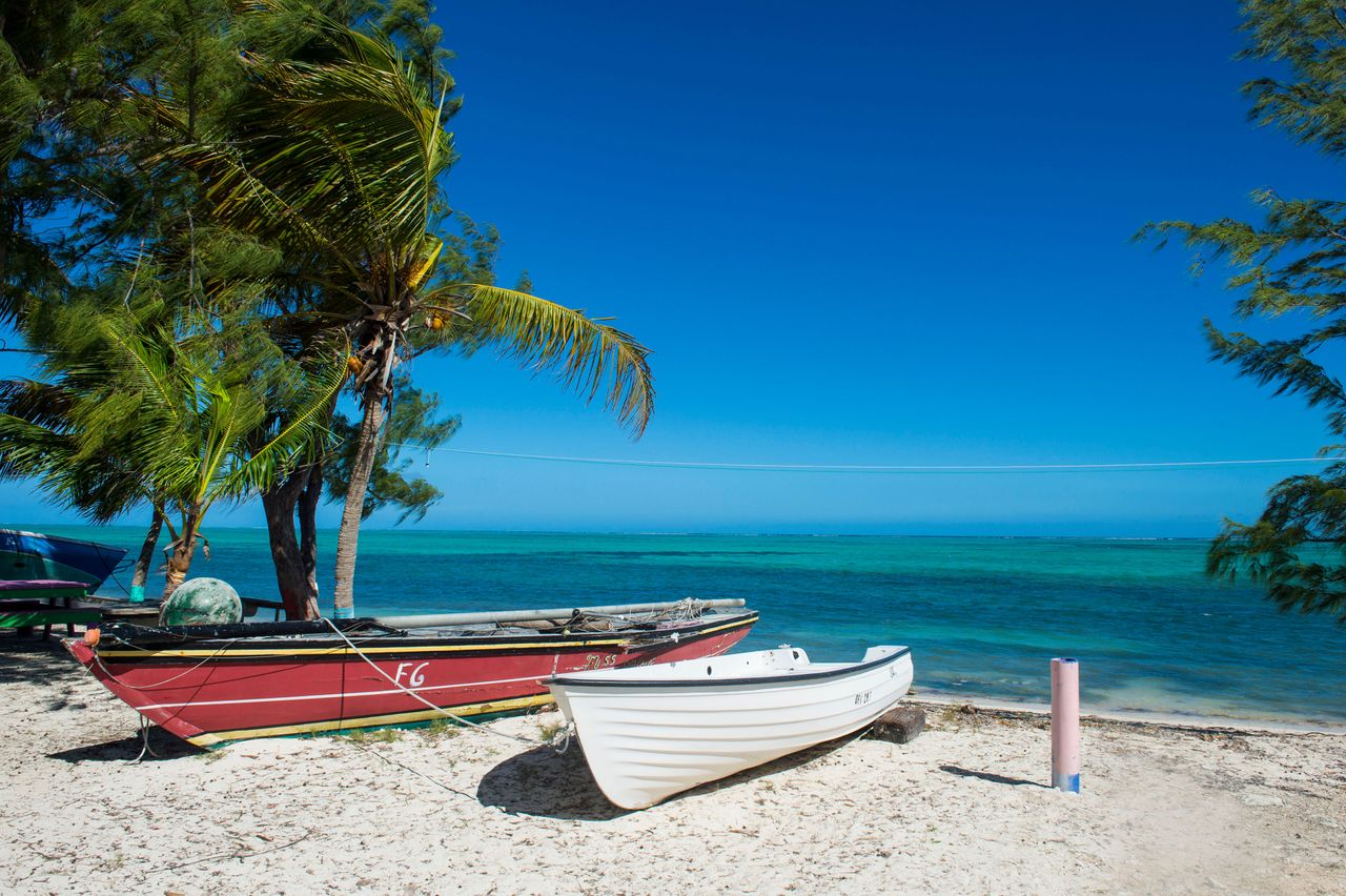 Little fishing boats, Providenciales, Turks and Caicos