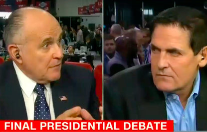 Rudy Giuliani and Mark Cuban face off.