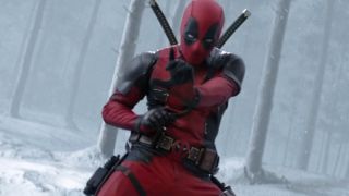 Dancing Deadpool during the Deadpool & Wolverine Opening credits