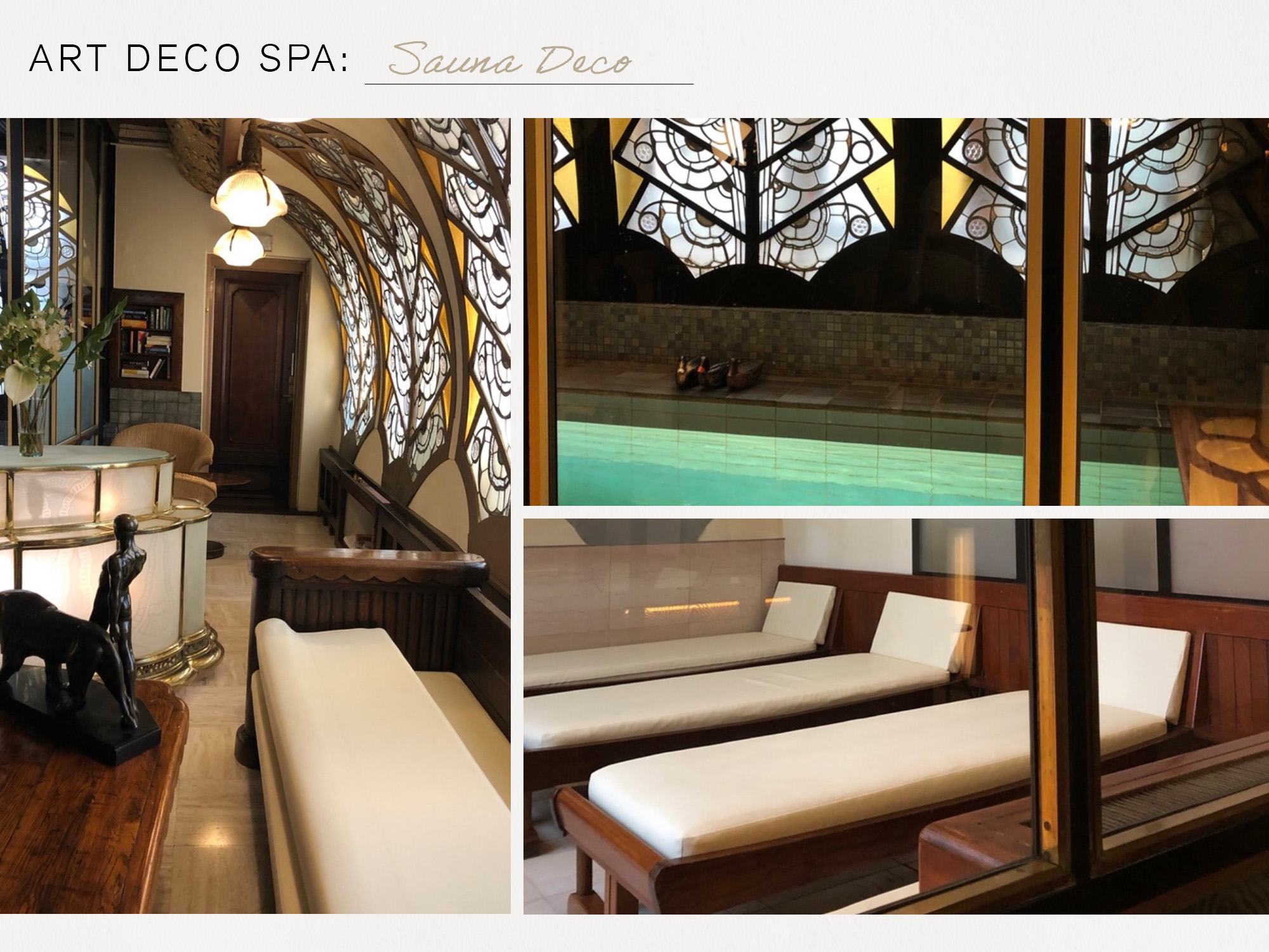 a collage of images featuring Stephanie Broek's fashion-editor travel guide to Amsterdam