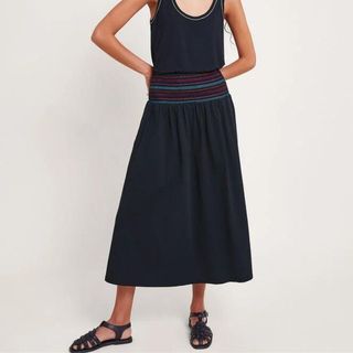 Cleo stitch skirt black