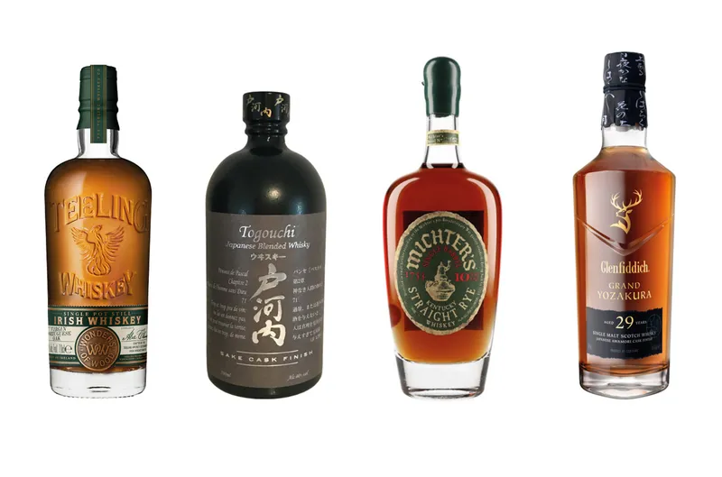whisky bottles