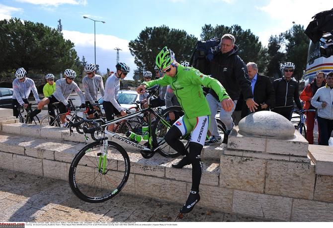 Peter Sagan in Jerusalem