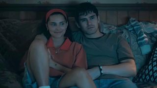 Inde Navarrette and Michael Johnston are shown in Obsession.