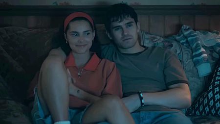 Inde Navarrette and Michael Johnston are shown in Obsession.