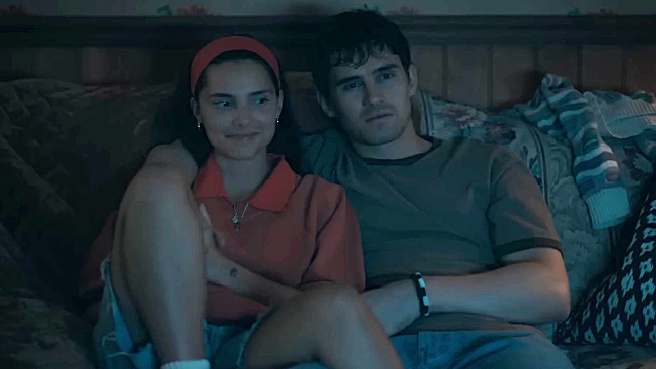 Inde Navarrette and Michael Johnston are shown in Obsession.
