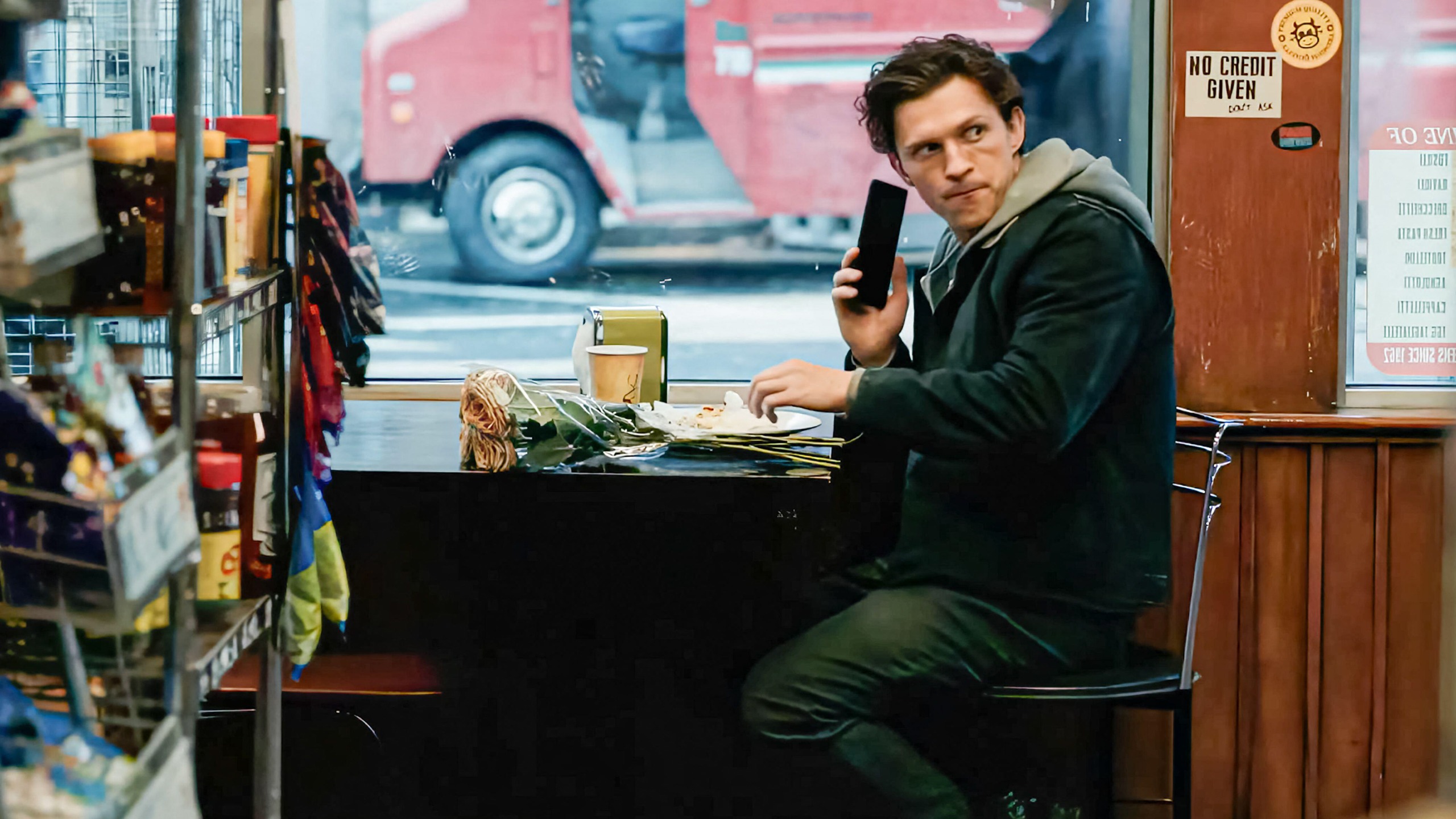 3E3Y6MT USA. Tom Holland in a scene from (C)Sony Pictures new movie: Spider-Man: Brand New Day (2026)