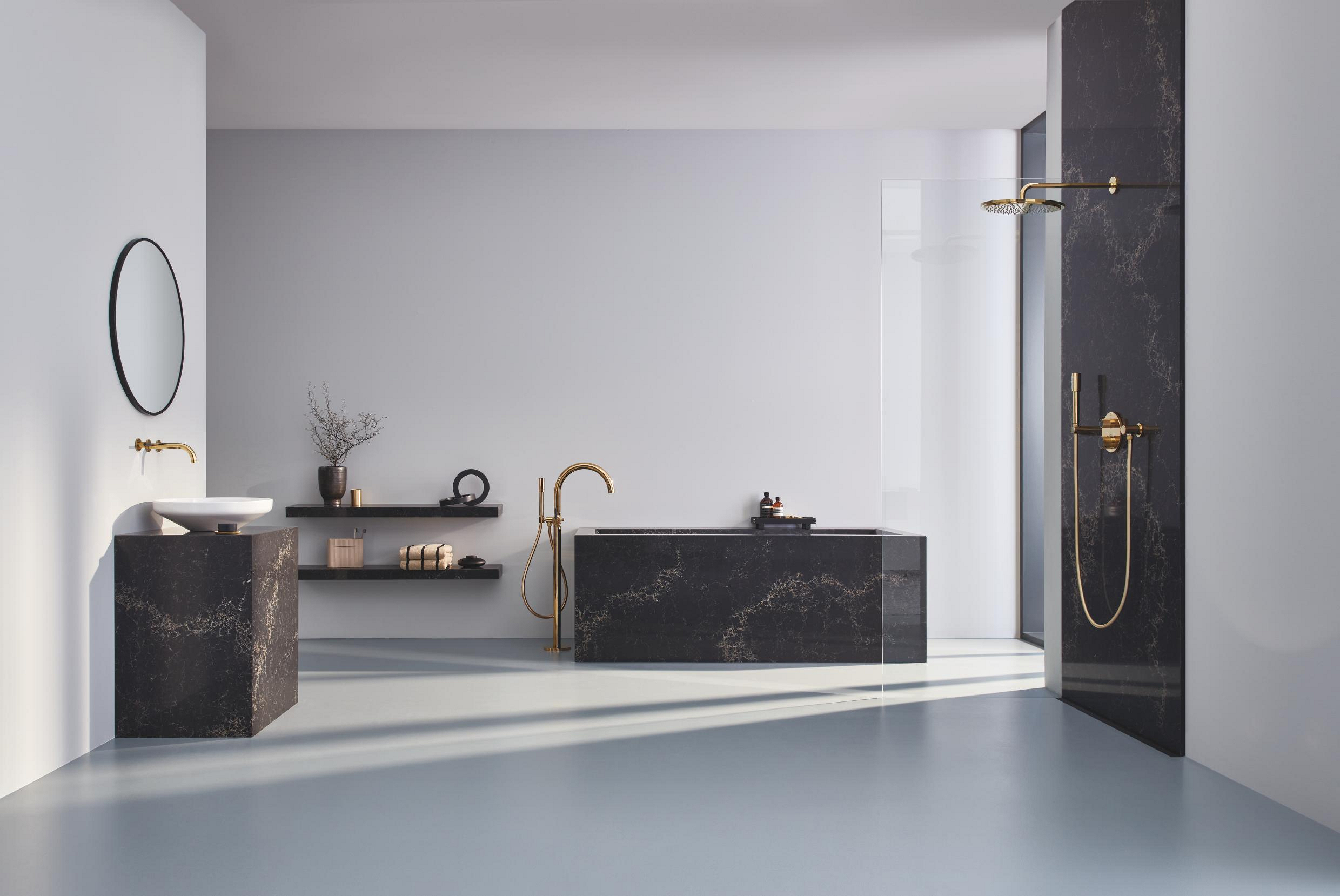 Atrio Private Collection Cool Sunrise Full Bathroom