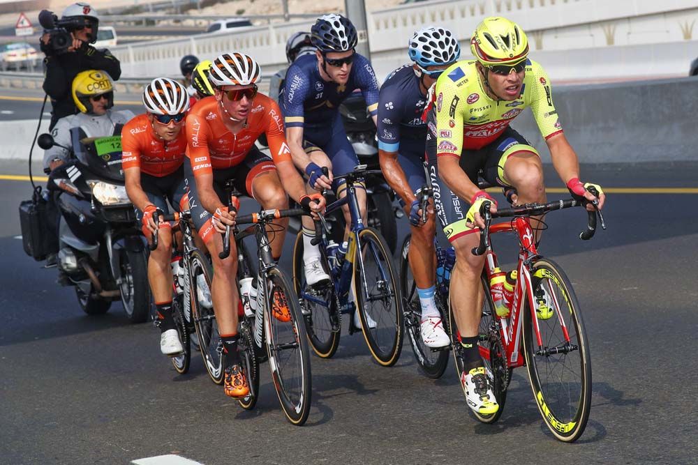 The early break on stage 4 of the Dubai Tour