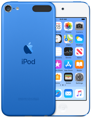 Blue iPod touch 7