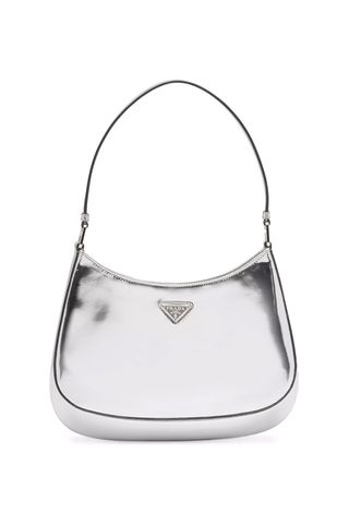 Prada Cleo Brushed Leather Shoulder Bag