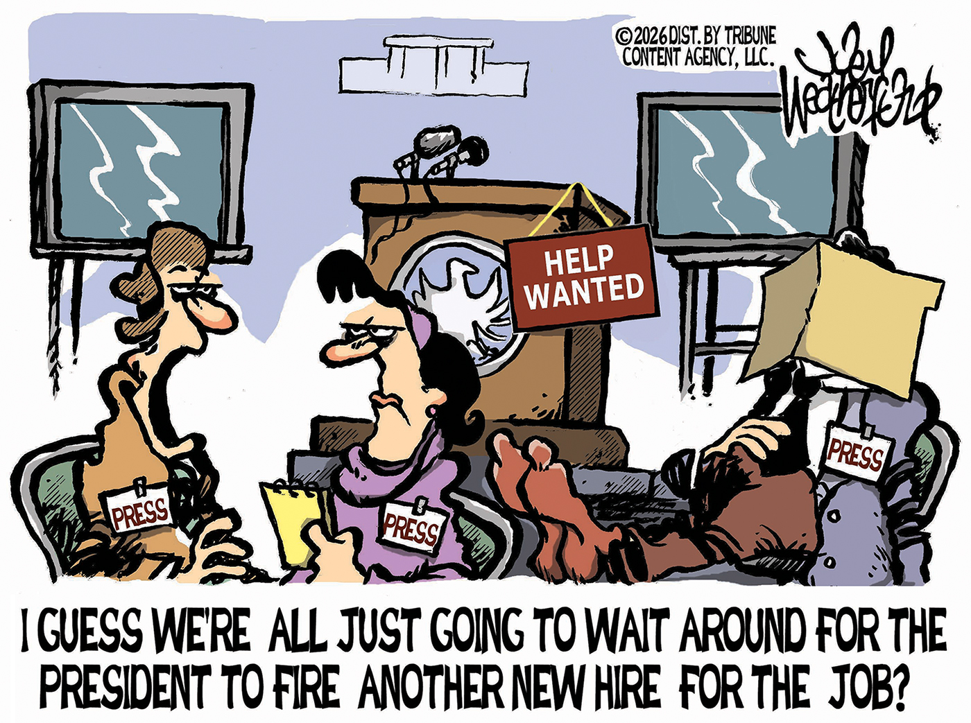 Political cartoon