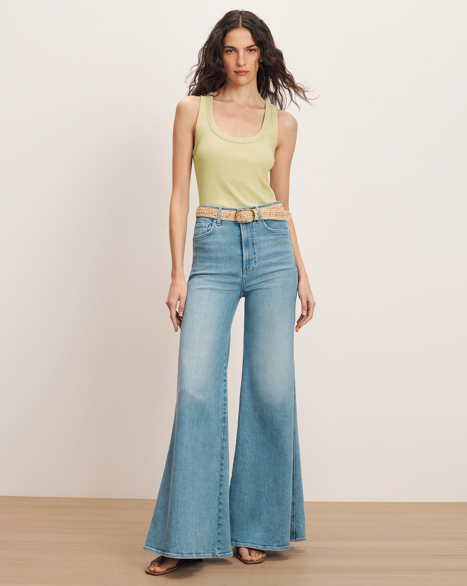 Veronica Beard light-wash jeans