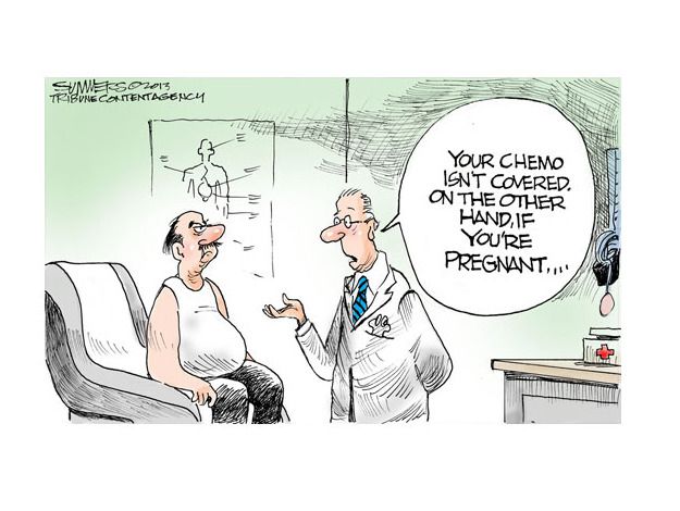 make a cartoon on any health care issue