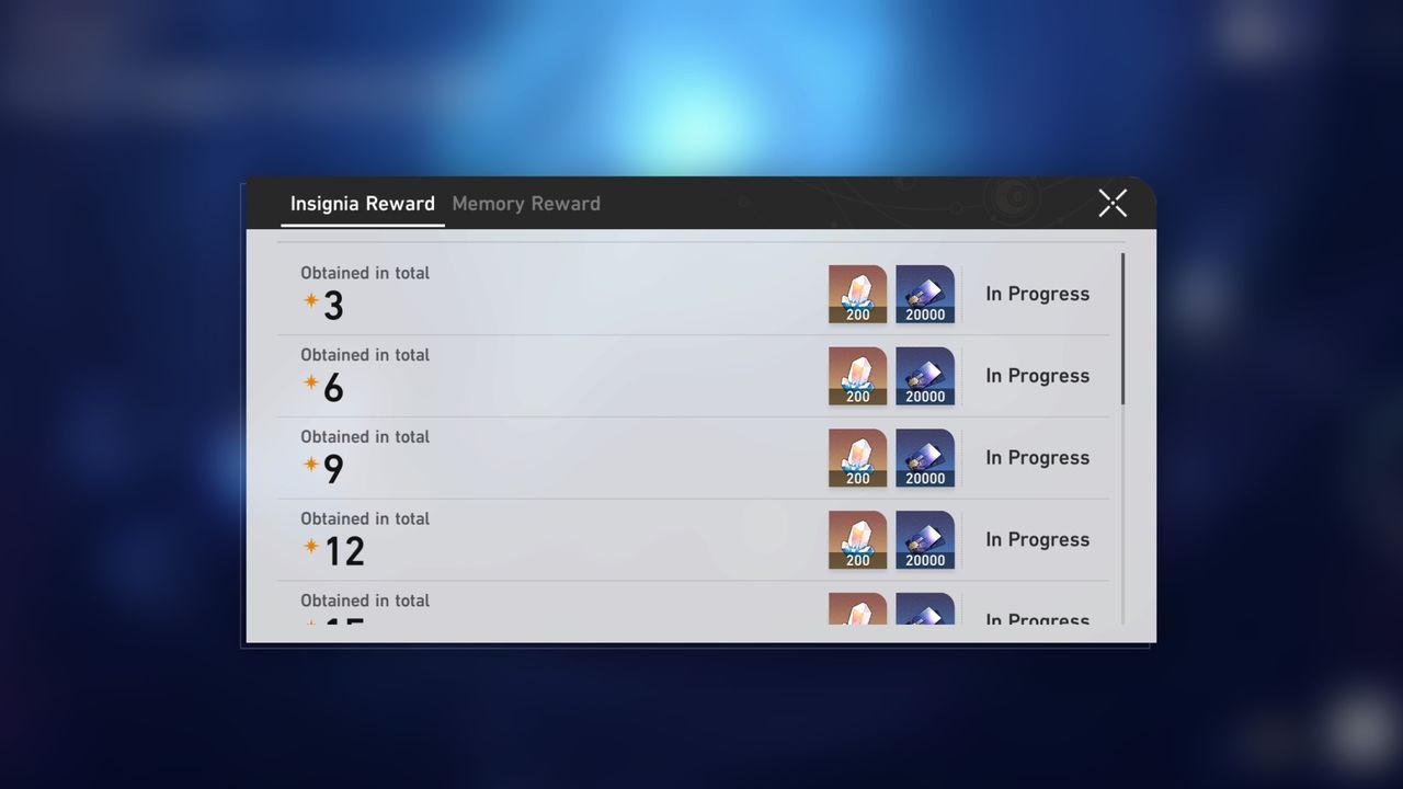 Honkai: Star Rail Fleeting Lights - Forgotten Hall rewards