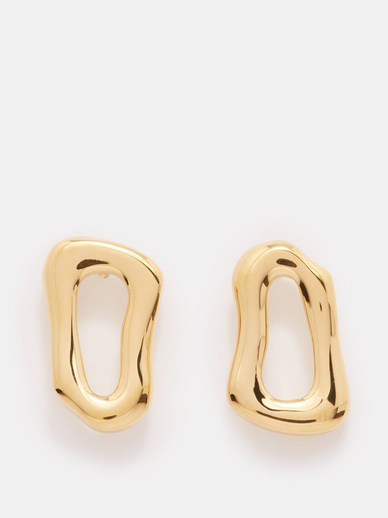 Leona 18kt gold-plated earrings