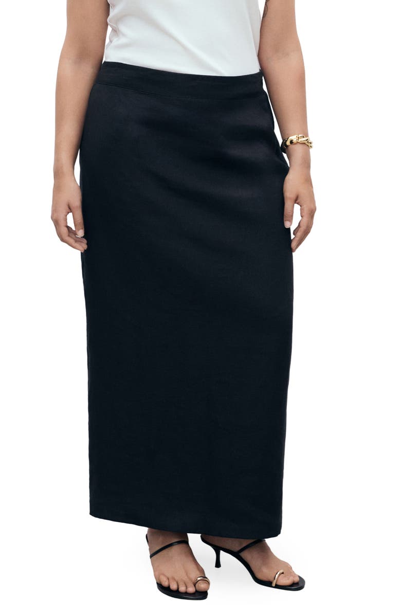 Linen Pencil Skirt