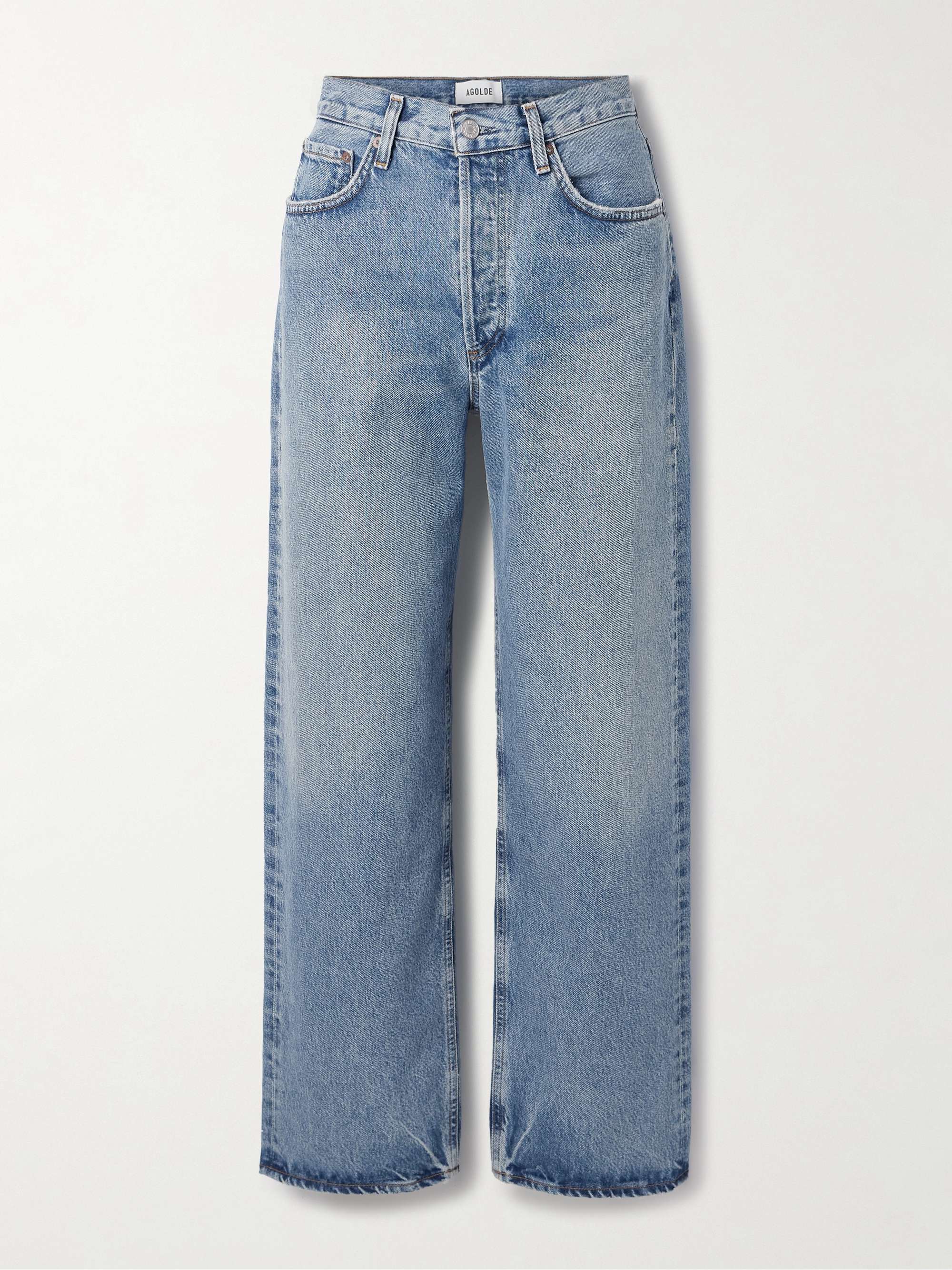 Henson Mid-Rise Straight-Leg Jeans