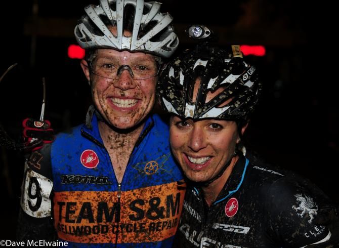 Sunny Gilbert and Rebecca Gross clearly had a good time tonight at Kings CX