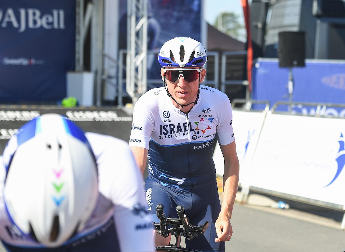 Picture by SWpix.com - 07/09/2021 - Cycling - AJ Bell Tour of Britain Stage 3 - Carmarthenshire Team Time Trial - Llandeilo to National Botanic Garden of Wales, Wales - Israel Startup-Nation's Dan Martin.