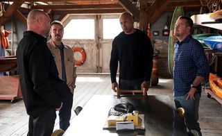 Duncan Campbell, LL Cool J and Chris O’Donnell in “New Beginnings,” the series finale of NCIS: Los Angeles. 