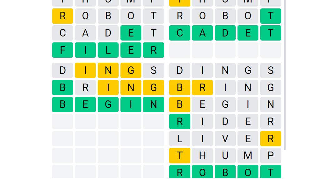 Quordle puzzle game