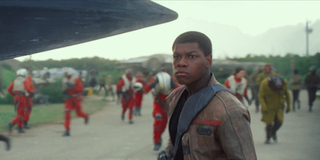 Finn getting ready for his final mission in The Force Awakens