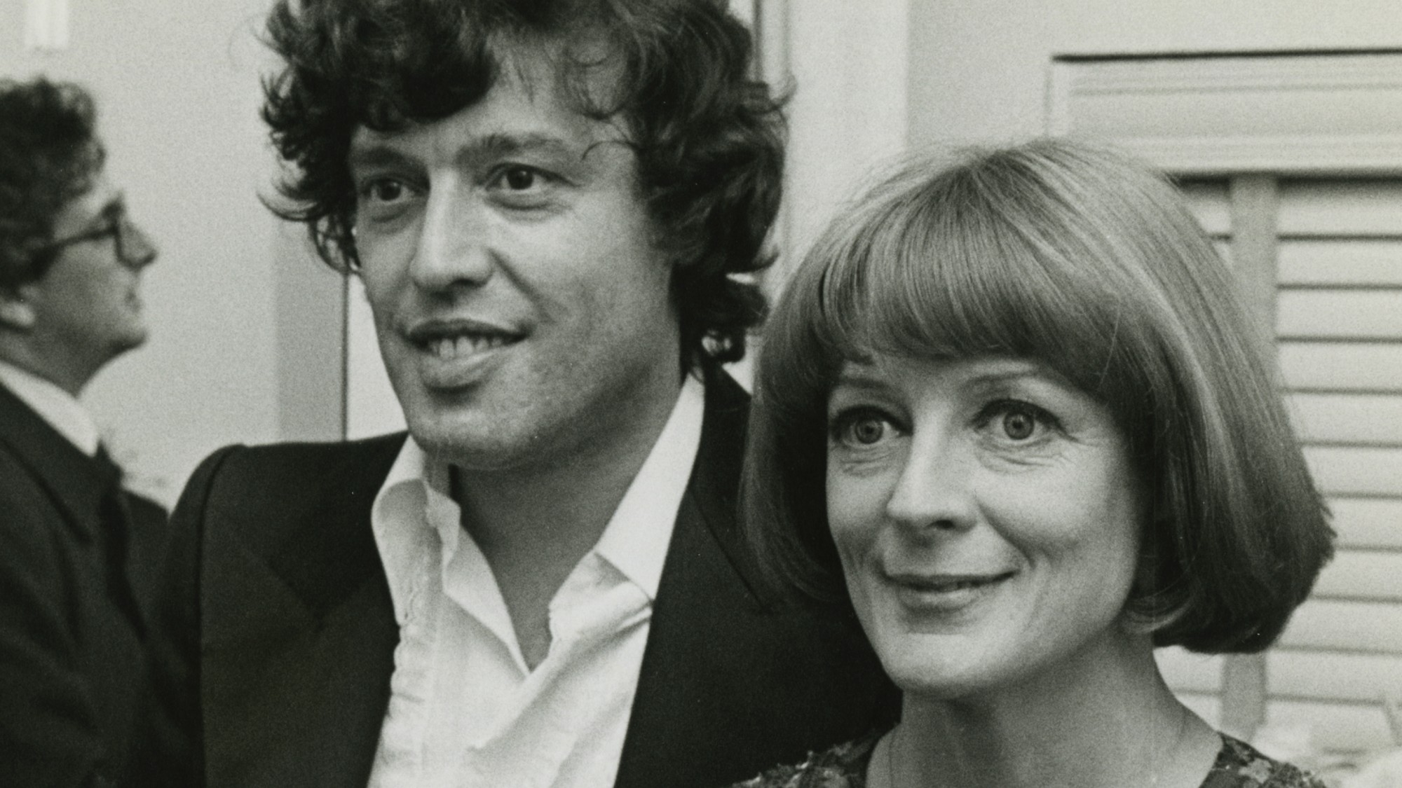 Tom Stoppard and actor Maggie Smith at the opening of Night and Day at the Anta Theater in New York City in 1979