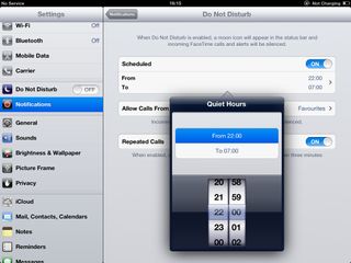 Apple iOS 6 - Do Not Disturb