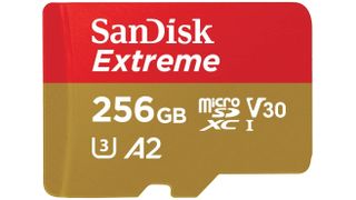 Best microSD card - Sandisk Extreme 256GB MicroSDXC card