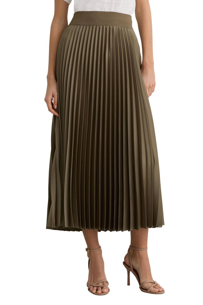 Seren Pleated Midi Skirt