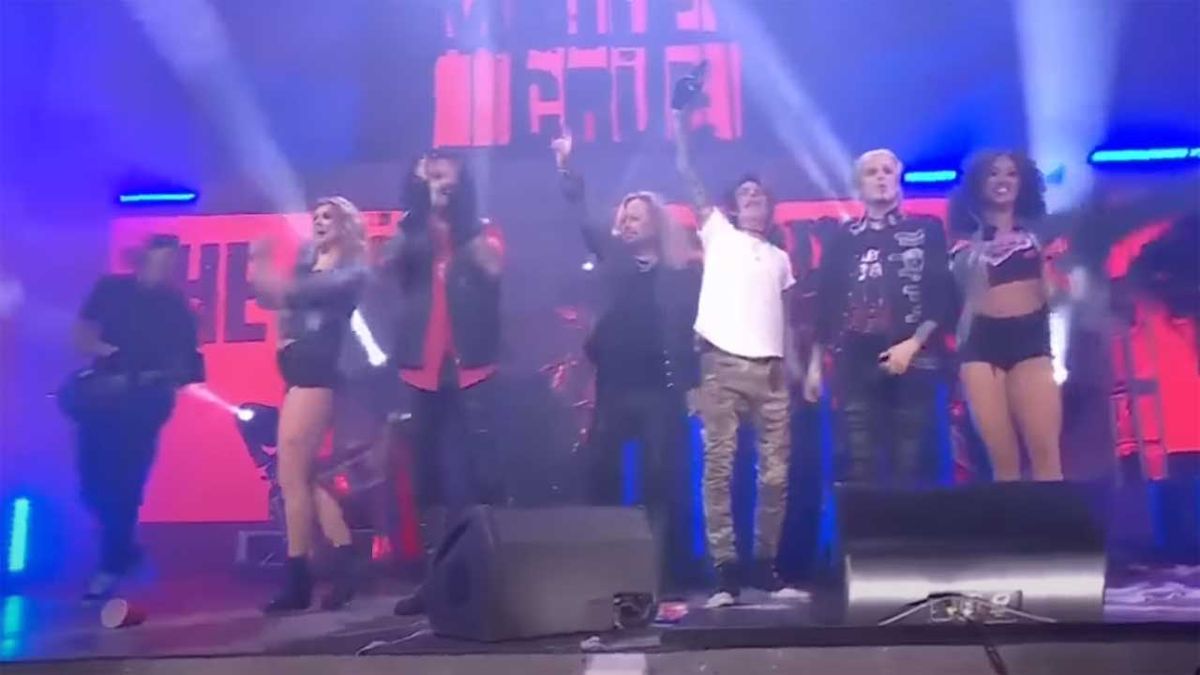 Motley Crue take a bow at the NFL Draft