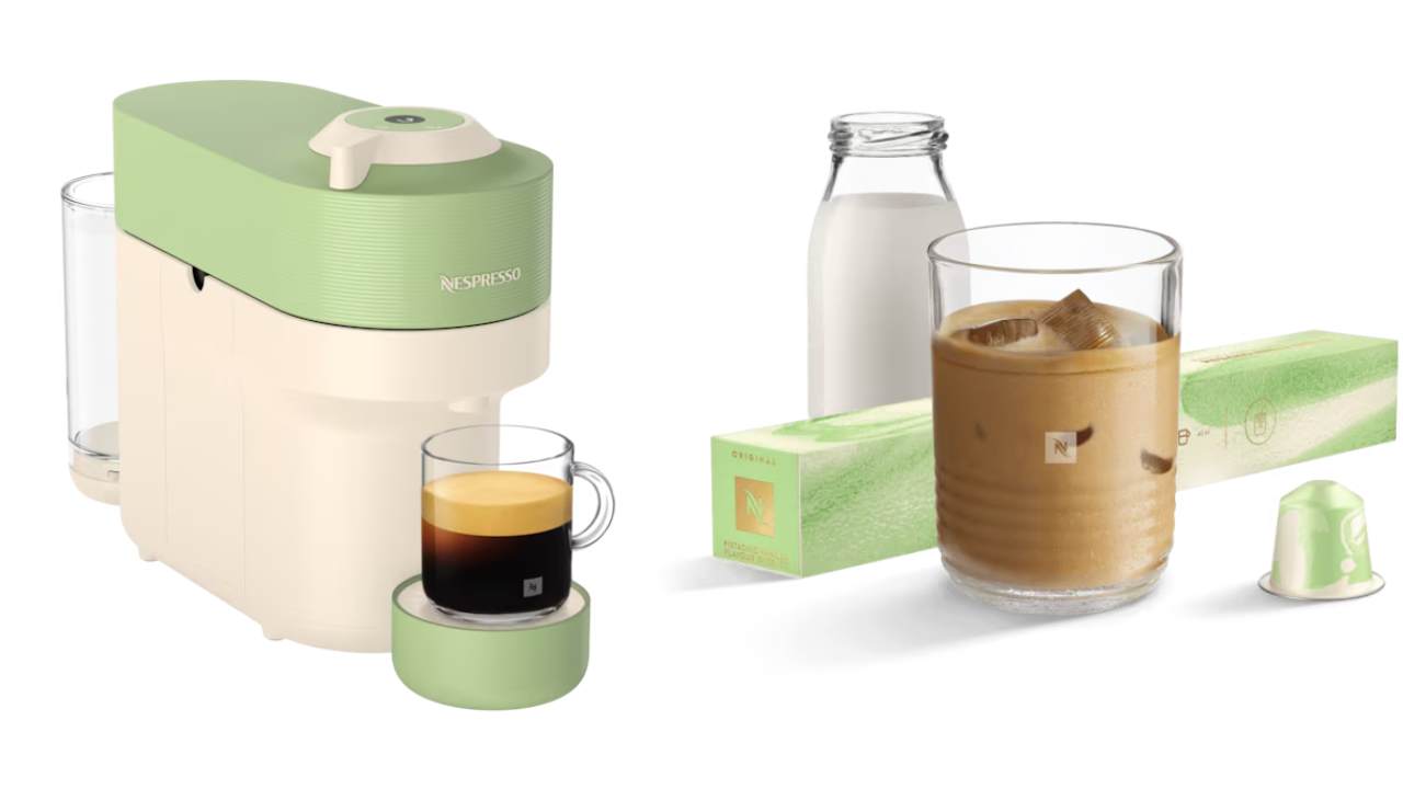 Nespresso pistachio collection