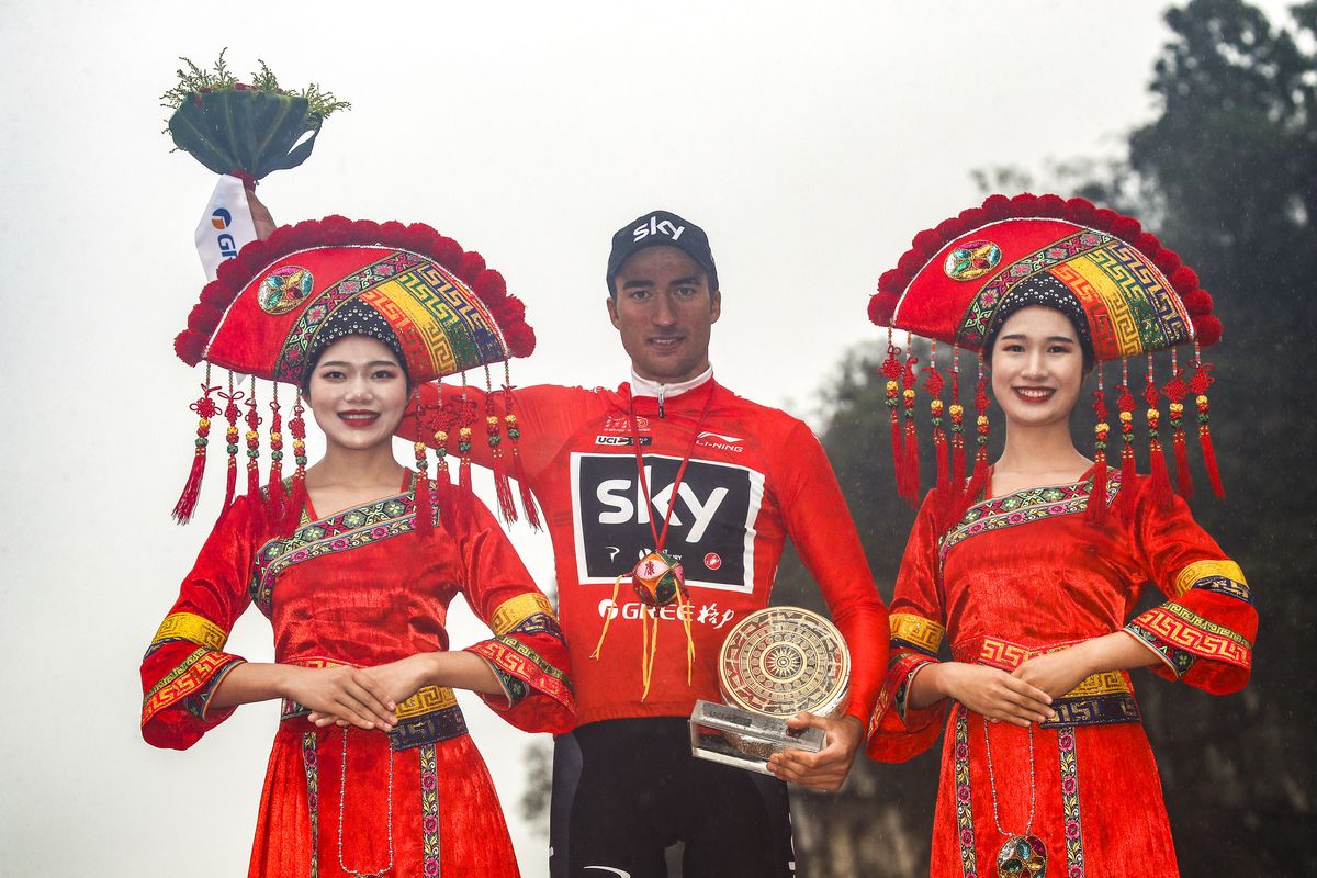 Gianni Moscon (Team Ineos) won the 2018 edition of the Tour of Guangxi