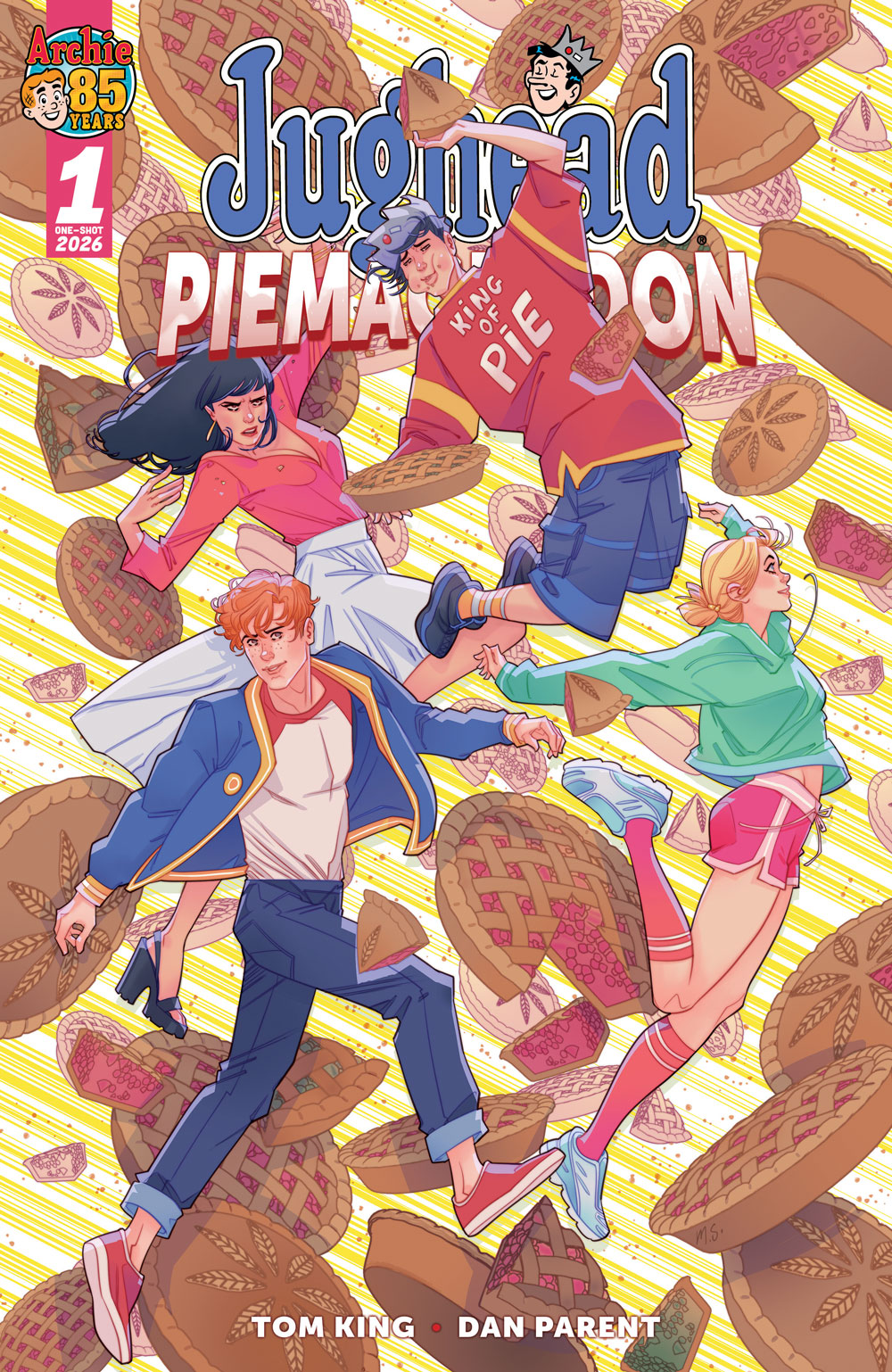 Archie Comics cover for Jughead: Piemageddon from Marguerite Sauvage