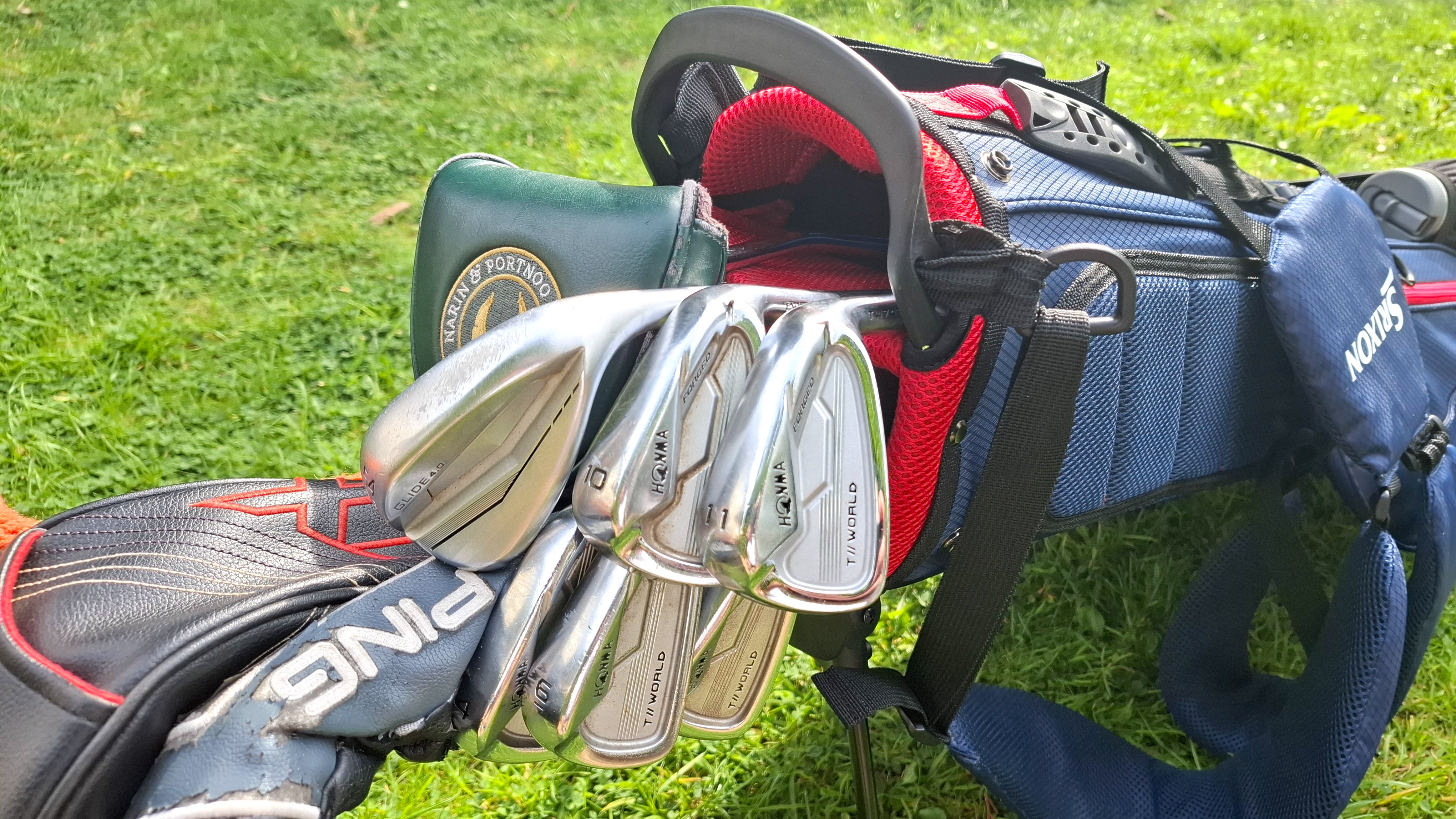 Honma TW747Va 11-iron in Jeremy's bag