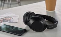 Sony - WH-XB910N Headphones on a desk