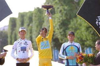 Another Tour trophy for Alberto Contador (Astana)