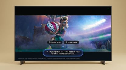 New Gemini picture settings control on a TCL Gemini TV