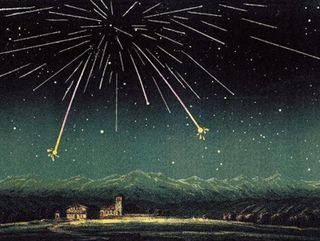 The meteor storm of 1872.