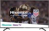 HiSense 43" Smart 4K UHD TV with HDR | Was $269.99 | Now $229.99 | Save $40Deal ends 6 October 2019.