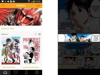 Las aplicaciones de lectura de cómics de Crunchyroll Manga