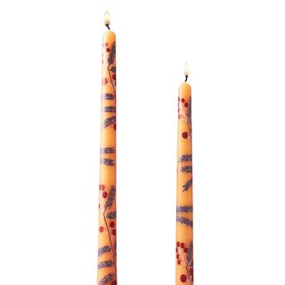 Handpainted Harvest Taper Candles