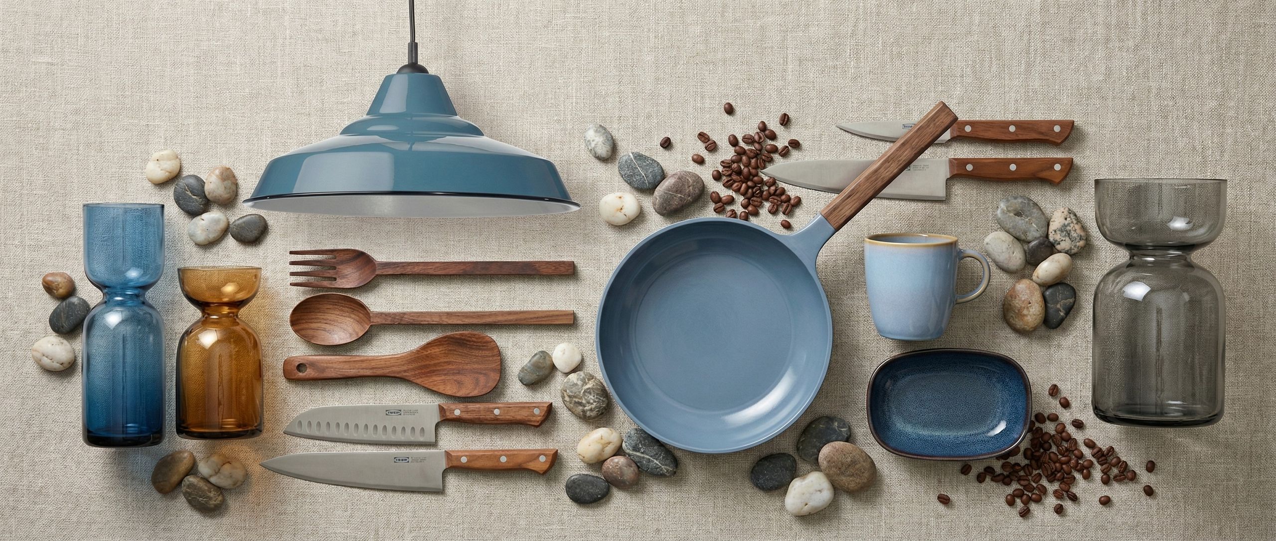 IKEA kitchen trends for 2026: warm up with rich Mediterranean blue and natural wood from $2.50