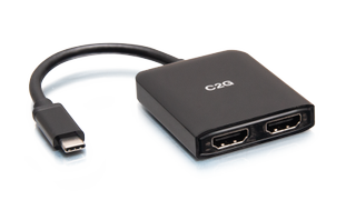 C2G's new C2G54540 USB-C to Dual HDMI MST Hub.