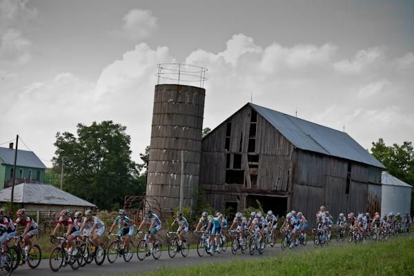 Today was definitely a day for seeing old barns along the route.