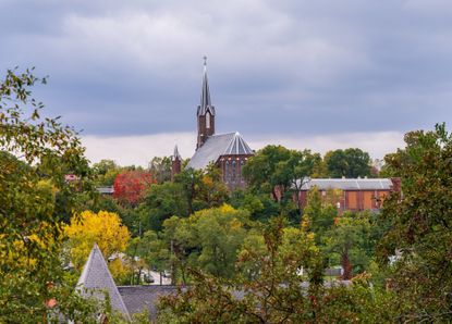 St John catholic church in Burlington in Iowa