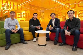 Chang Cheng and Xiaomi CEO Lei Jun