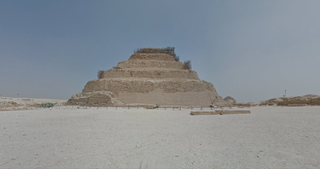 Pyramid of djoser in Egypt
